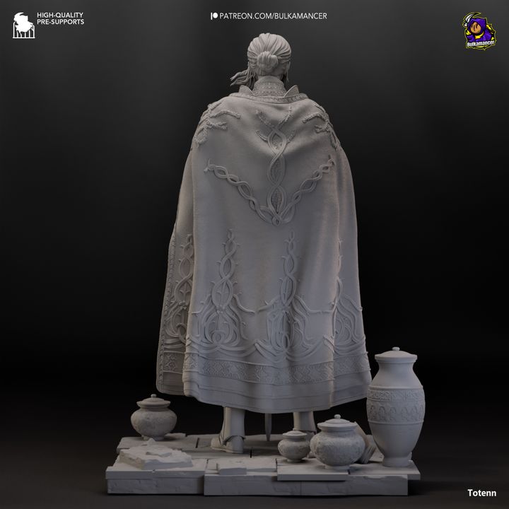3D Printable Knight of the Kind Lord | 220mm by Bulkamancer